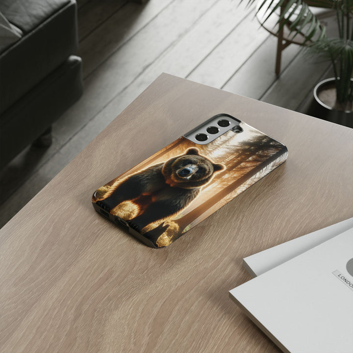 Wildlife Phone Case - Tough Cases with Bear Design, Nature Lover Gift, Animal-Themed Accessories, Eco-Friendly Tech Protection