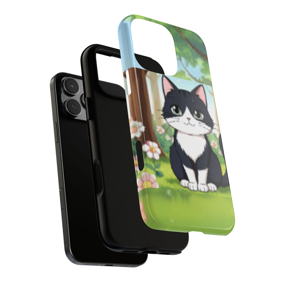 Cute Ai Cat Phone Case - Tough Cases for Animal Lovers