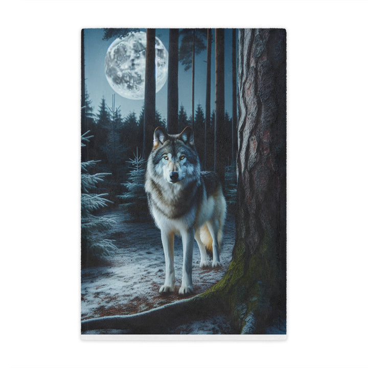 Wolf Forest Minky Blanket | Cozy Throw Blanket, Home Decor, Gift for Animal Lovers, Winter Warmth, Nature Blanket