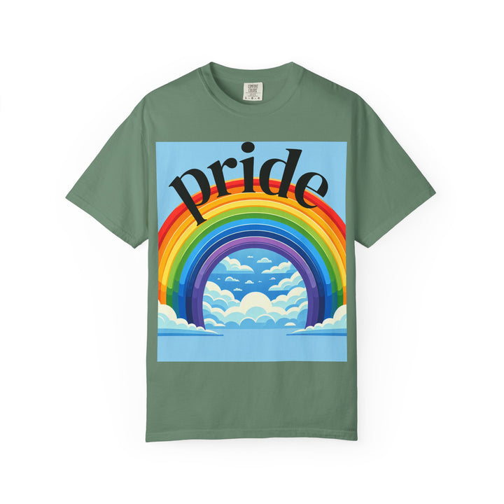 Pride Rainbow T-Shirt | Unisex Garment-Dyed Tee | LGBTQ+ Style, Casual Wear, Gift for Pride Month, Summer Fashion