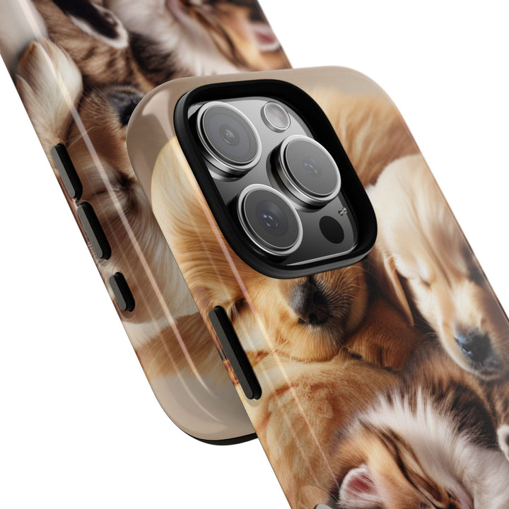Cute Pets Phone Case - Adorable Dog and Cat Design for Animal Lovers