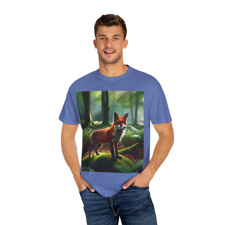 Forest Fox Unisex Garment-Dyed T-Shirt