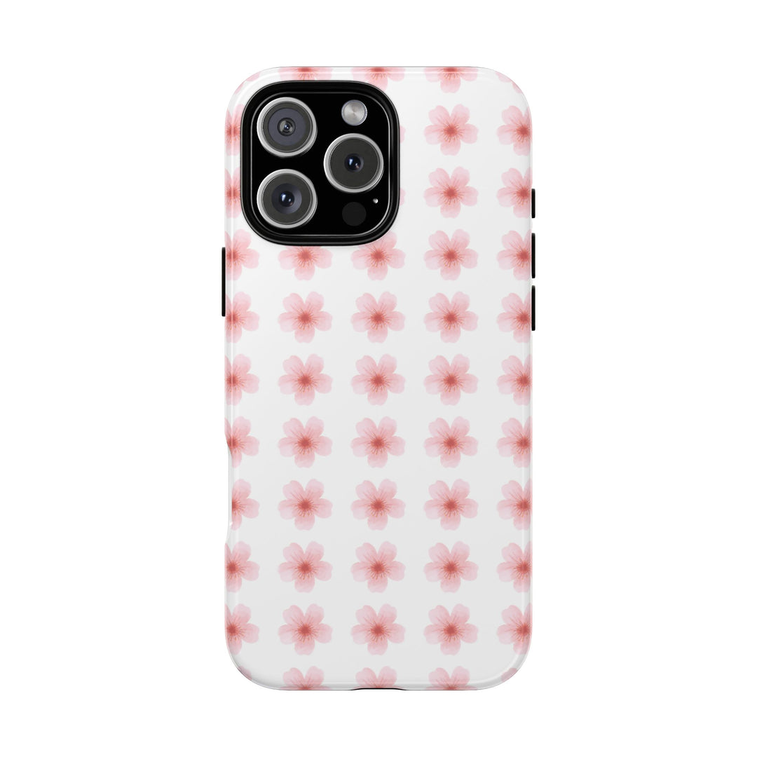 Cherry Blossom Tough Phone Case - Floral Design for Spring & Summer