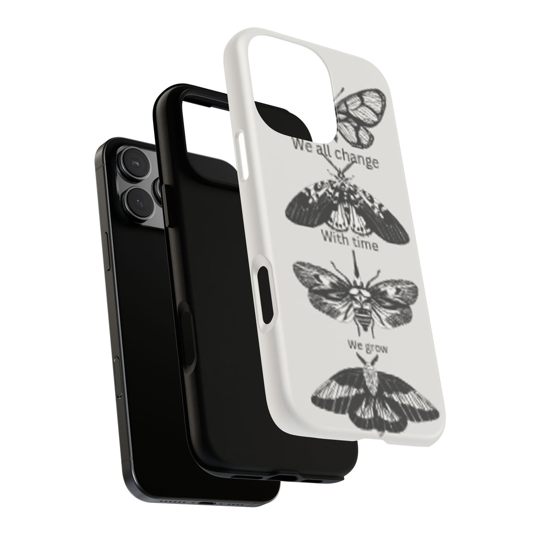 Inspirational Phone Case - We All Change With Time - Tough Cases for Nature Lovers