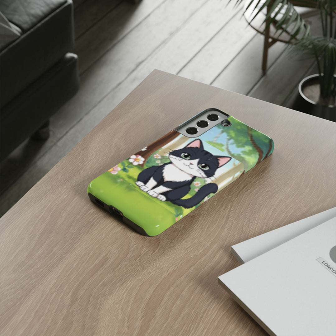 Cute Ai Cat Phone Case - Tough Cases for Animal Lovers