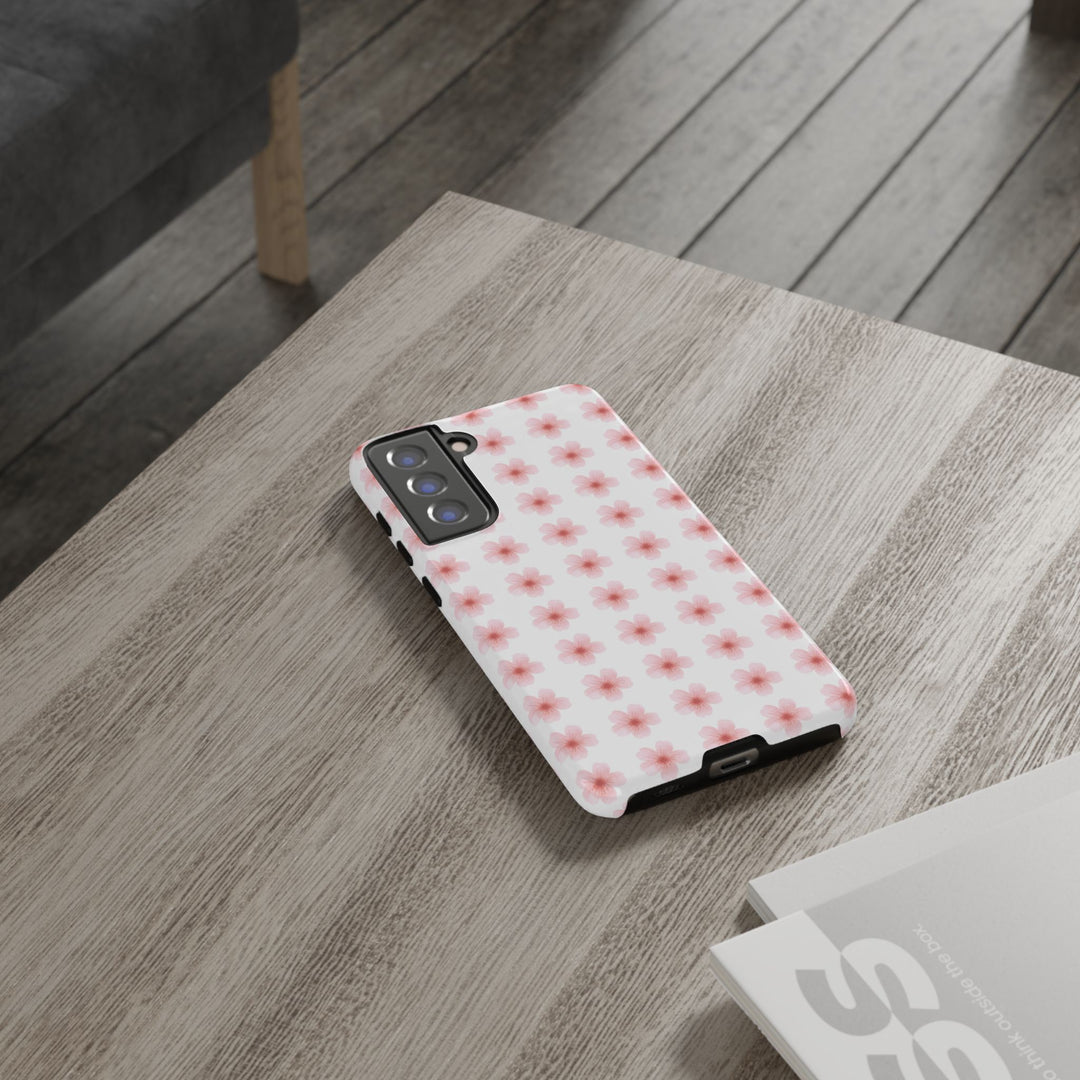 Cherry Blossom Tough Phone Case - Floral Design for Spring & Summer