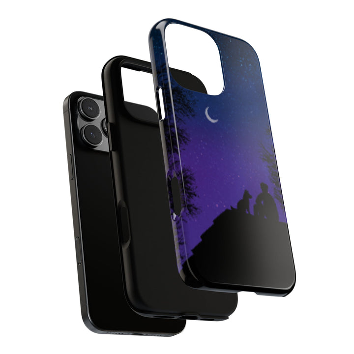 Starry Night Phone Case for Dog Lovers