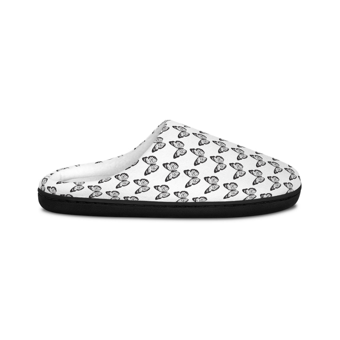 Cozy Butterfly Print Indoor Slippers for Women