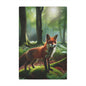 Forest Fox Minky Blanket - Comforting Wildlife Fleece Throw for Cozy Evenings
