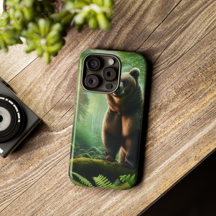 Wildlife Phone Case - Tough Bear Design for Nature Lovers