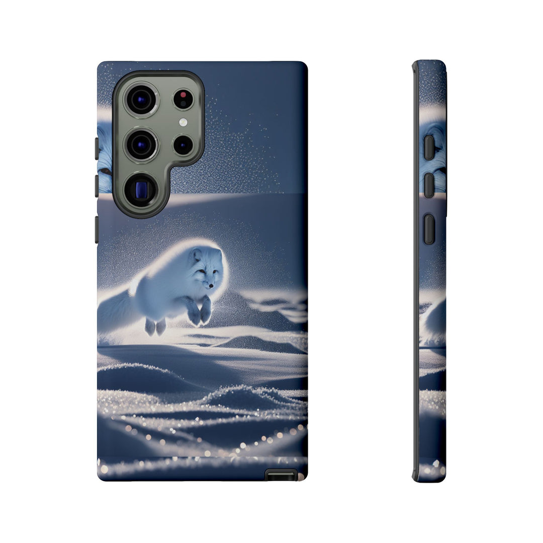 Cute Arctic Fox Phone Case – Tough Protective Cover for Animal Lovers