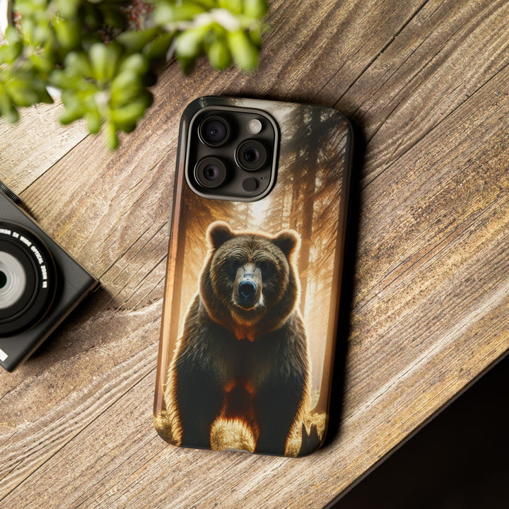 Wildlife Phone Case - Tough Cases with Bear Design, Nature Lover Gift, Animal-Themed Accessories, Eco-Friendly Tech Protection