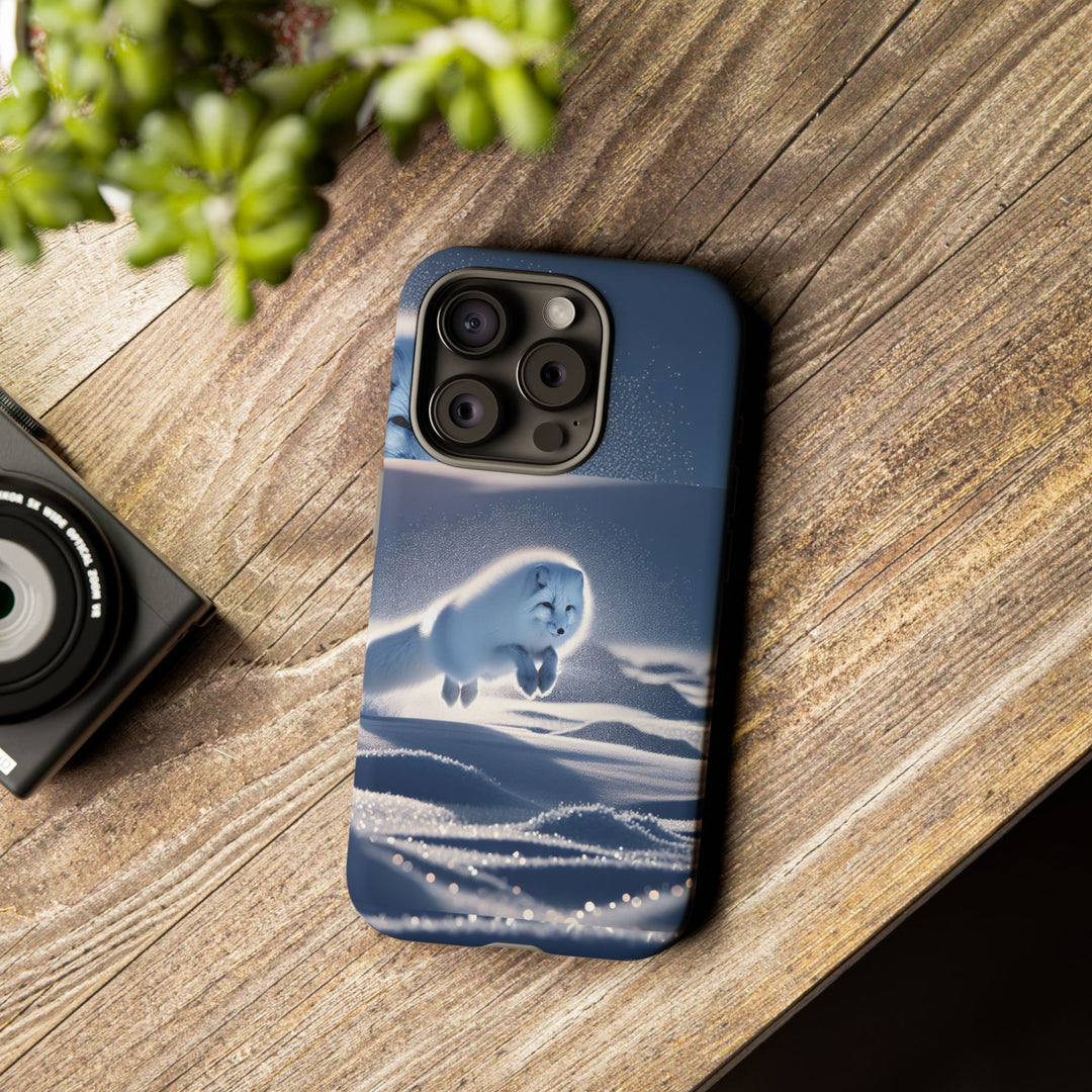 Cute Arctic Fox Phone Case – Tough Protective Cover for Animal Lovers