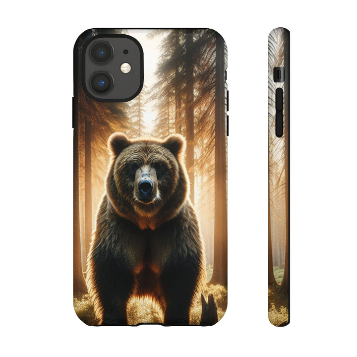 Wildlife Phone Case - Tough Cases with Bear Design, Nature Lover Gift, Animal-Themed Accessories, Eco-Friendly Tech Protection
