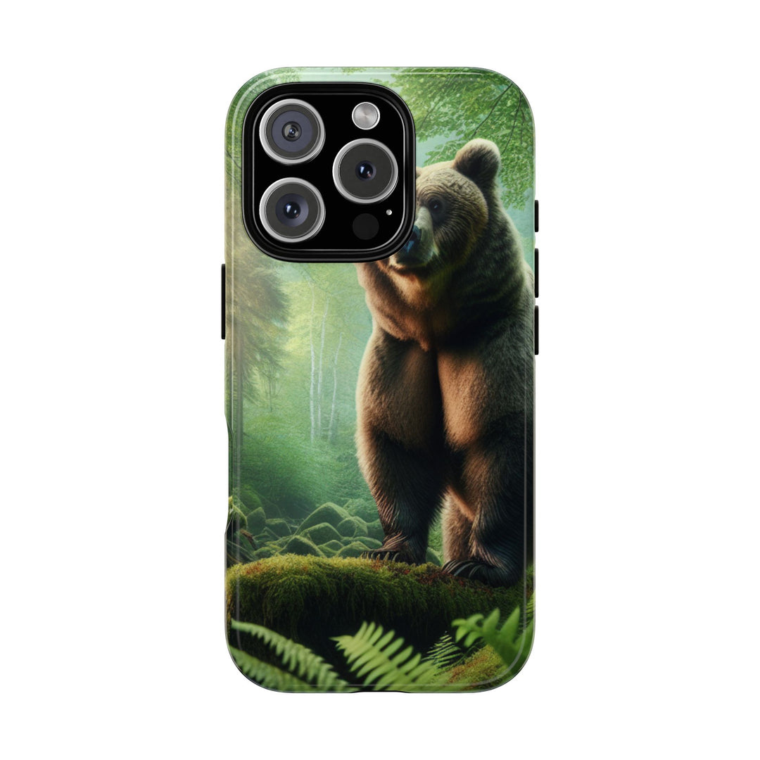 Wildlife Phone Case - Tough Bear Design for Nature Lovers