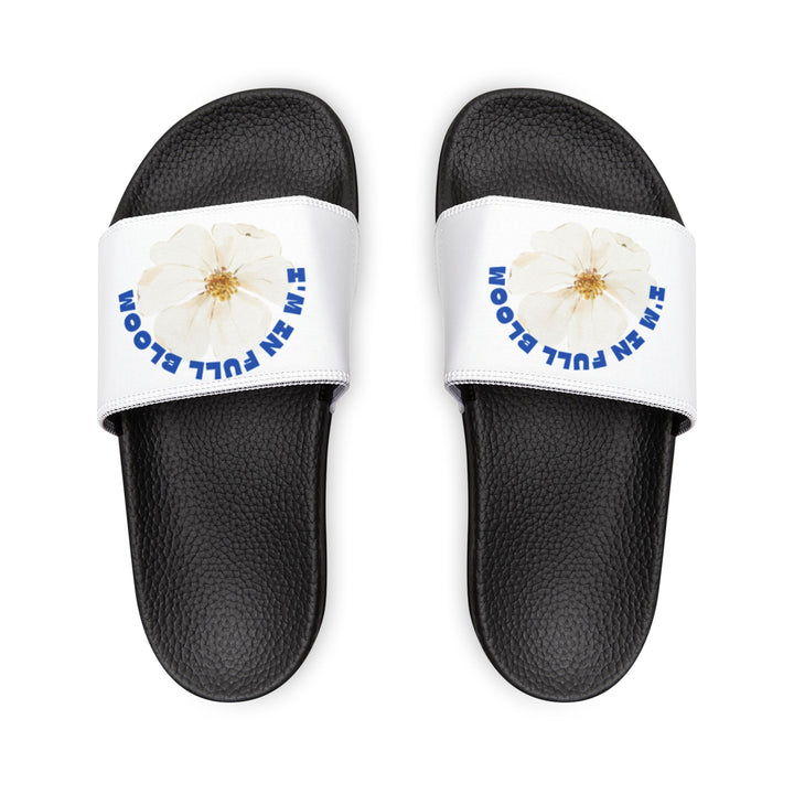 Floral Women's Slide Sandals - "In Full Bloom"