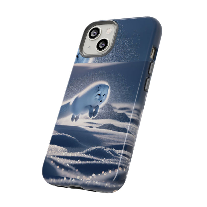 Cute Arctic Fox Phone Case – Tough Protective Cover for Animal Lovers