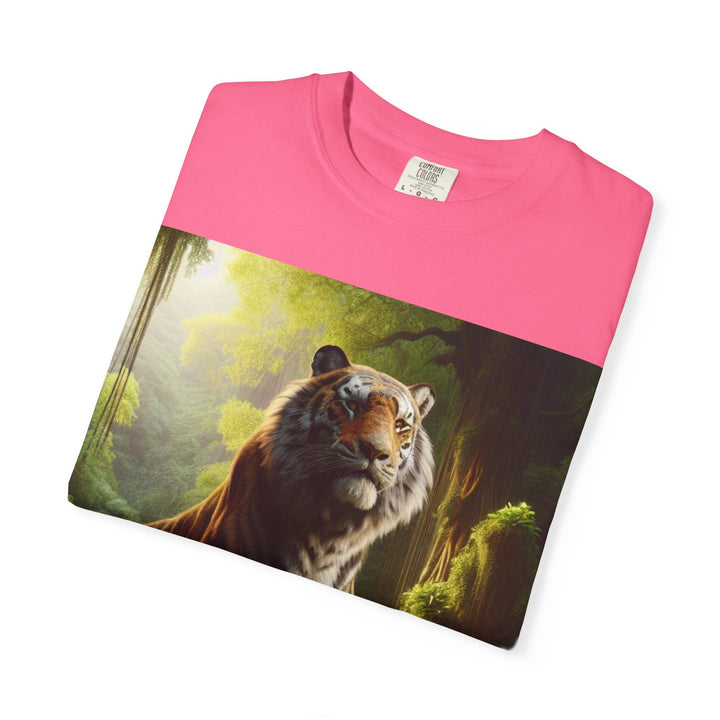 Majestic Tiger Unisex Garment-Dyed T-Shirt