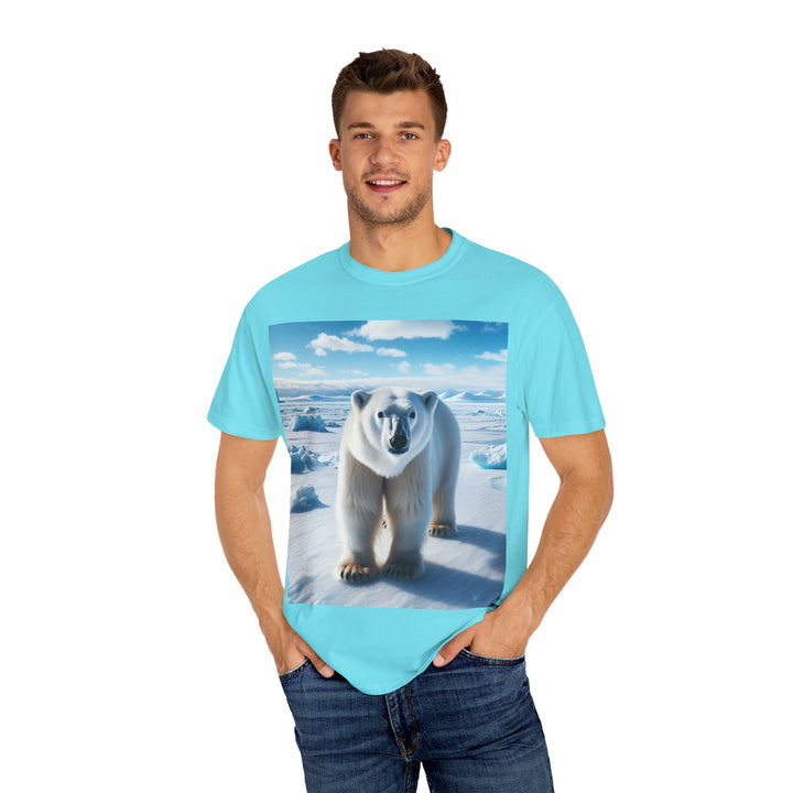 Polar Bear Graphic Unisex Garment-Dyed T-Shirt