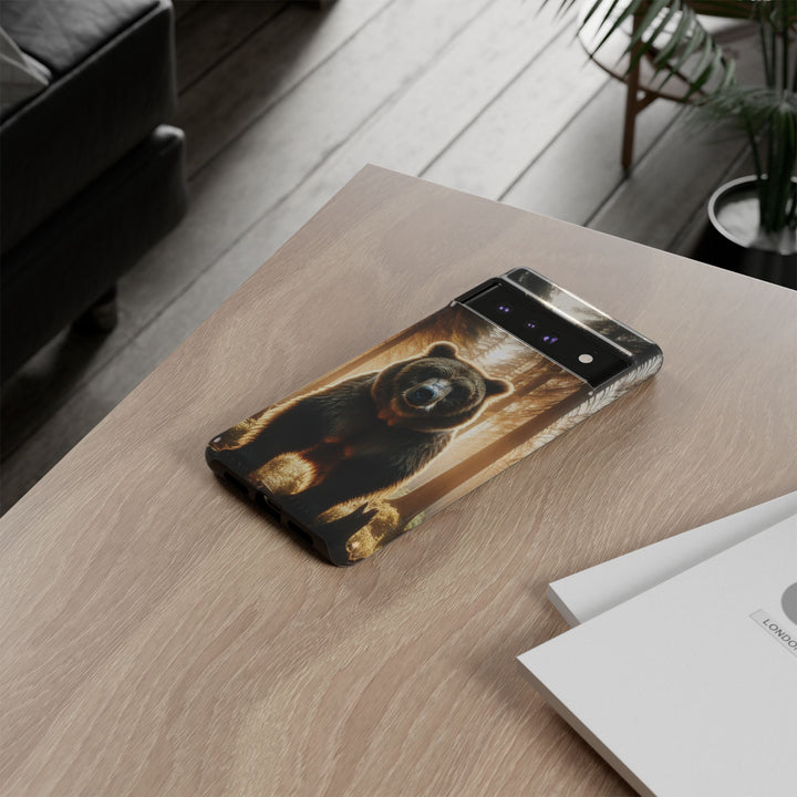 Wildlife Phone Case - Tough Cases with Bear Design, Nature Lover Gift, Animal-Themed Accessories, Eco-Friendly Tech Protection