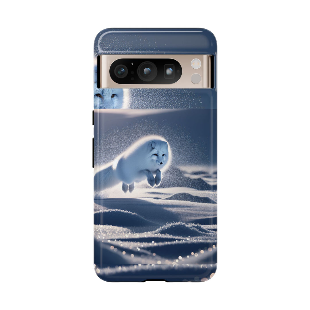 Cute Arctic Fox Phone Case – Tough Protective Cover for Animal Lovers