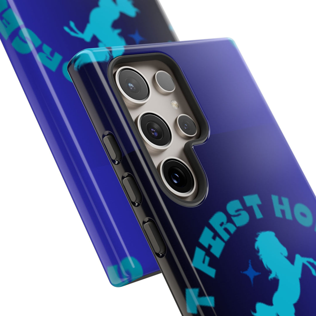 But First Horses Phone Case – Durable Tough Case for Horse Lovers