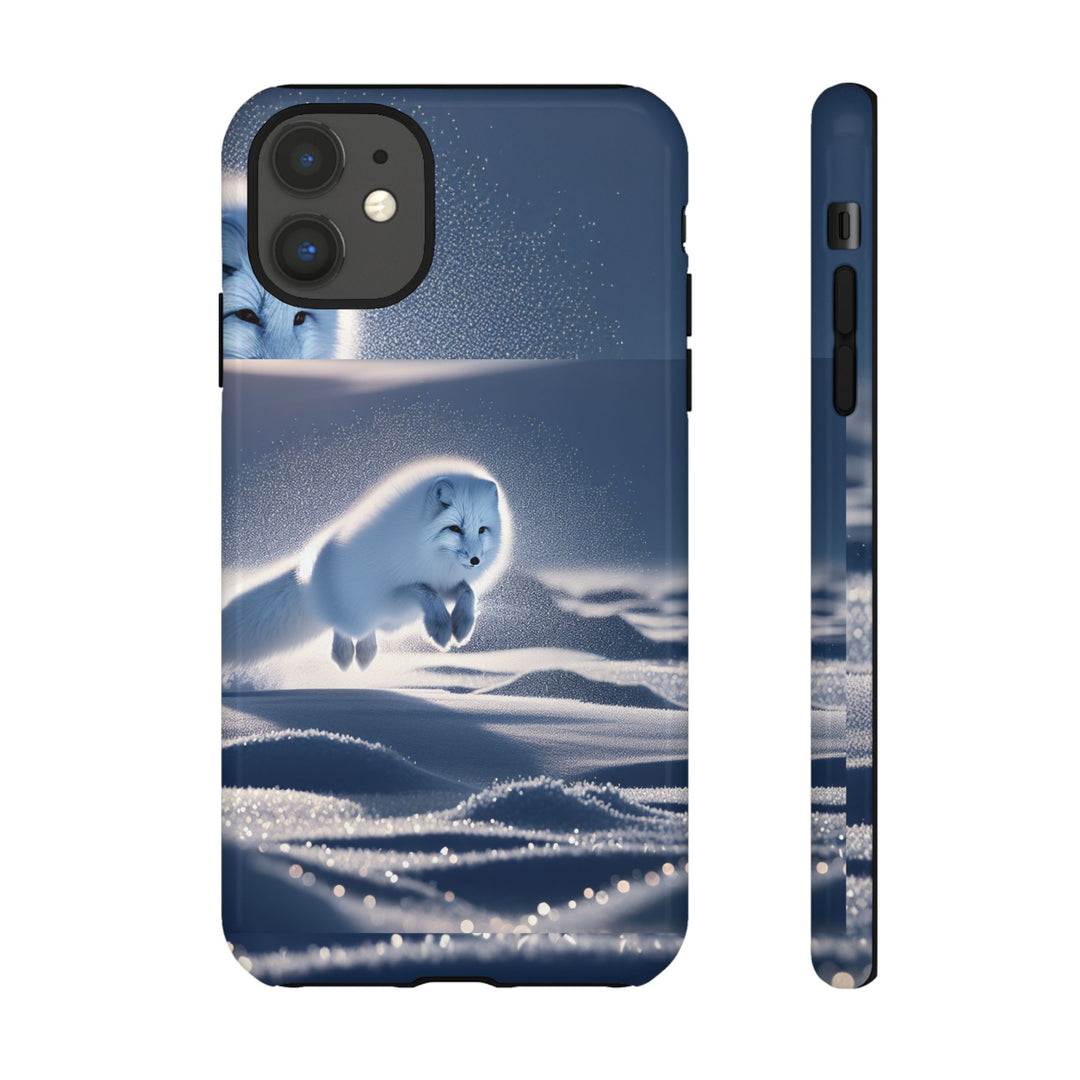 Cute Arctic Fox Phone Case – Tough Protective Cover for Animal Lovers