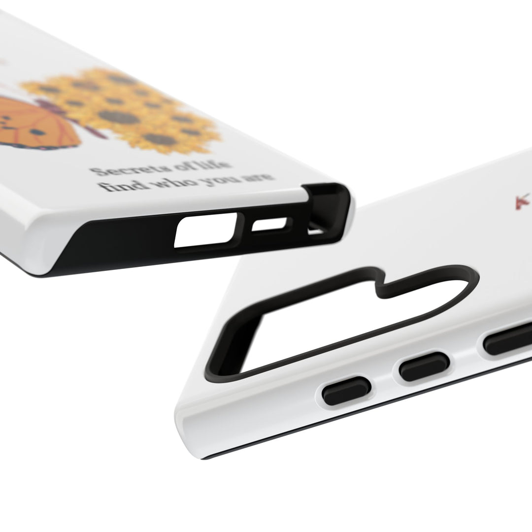 Butterfly & Sunflower Phone Case - "Secrets of Life" Design