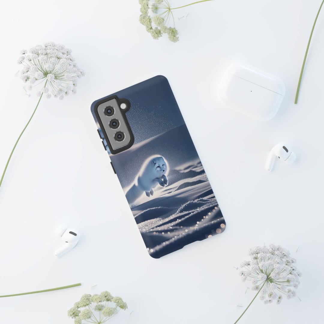 Cute Arctic Fox Phone Case – Tough Protective Cover for Animal Lovers