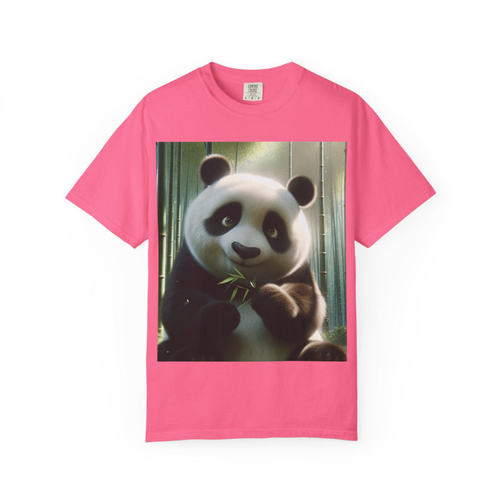 Cute Panda Unisex Garment-Dyed T-Shirt | Casual Animal Lover Tee