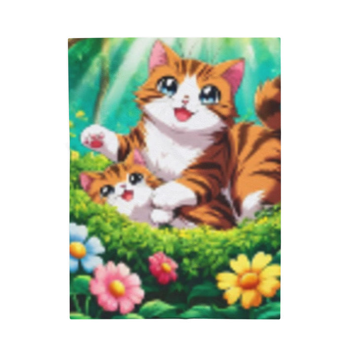 Plush Blanket - AI Cat Design