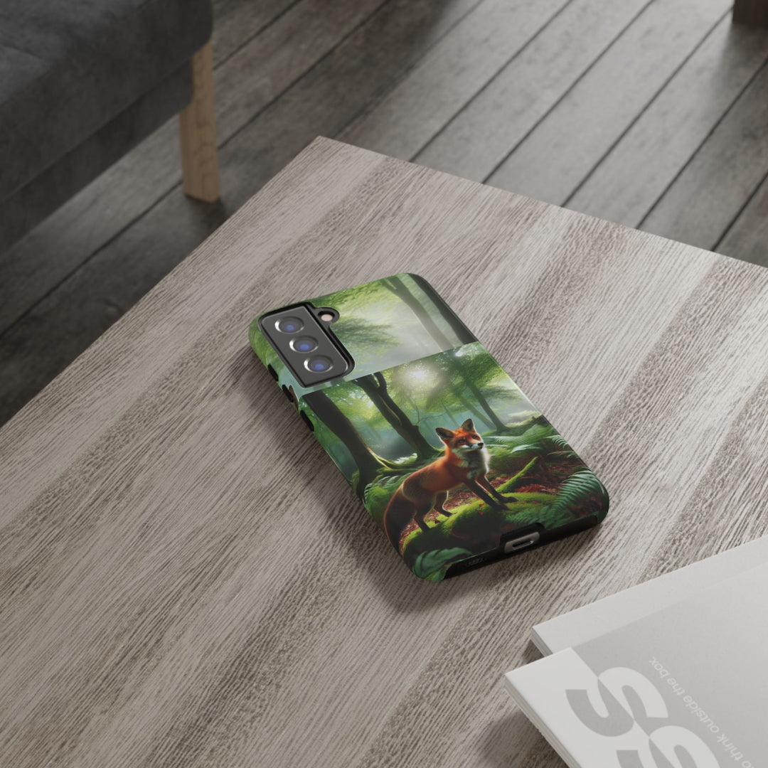 Nature-Inspired Tough Case with Fox Design