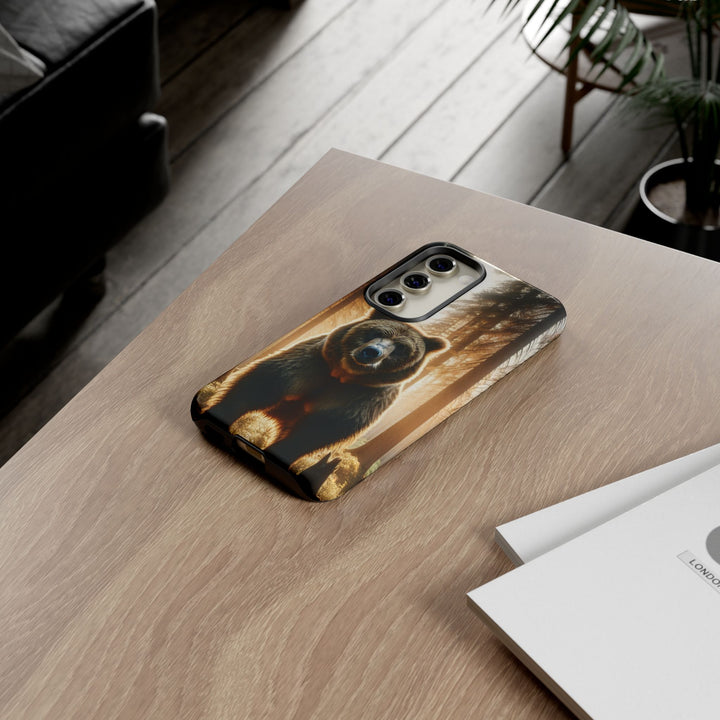 Wildlife Phone Case - Tough Cases with Bear Design, Nature Lover Gift, Animal-Themed Accessories, Eco-Friendly Tech Protection