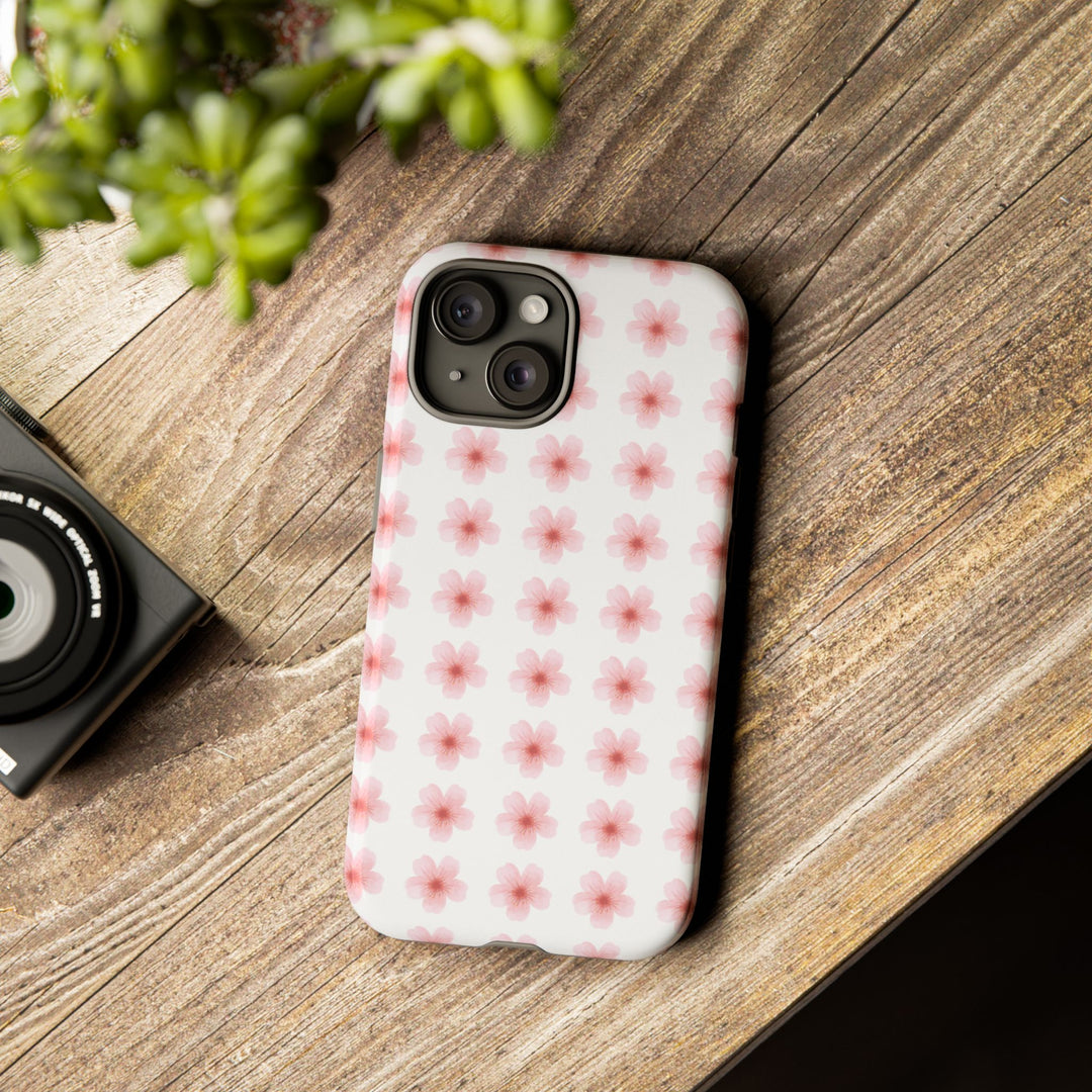 Cherry Blossom Tough Phone Case - Floral Design for Spring & Summer