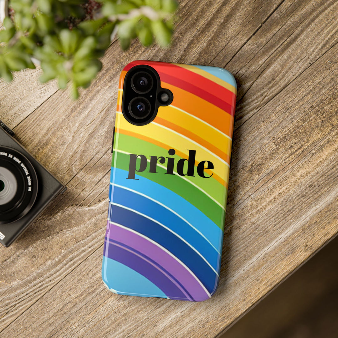 Pride Phone Case - Rainbow Gradient, LGBTQ+ Accessory, Colorful Phone Cover, Unique Gift for Pride Month, Phone Protection
