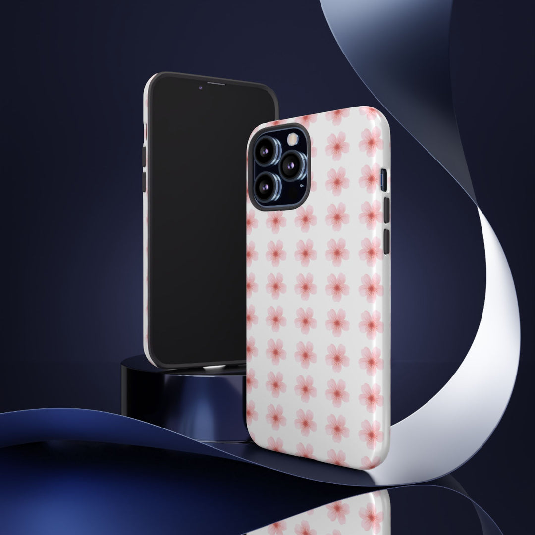 Cherry Blossom Tough Phone Case - Floral Design for Spring & Summer