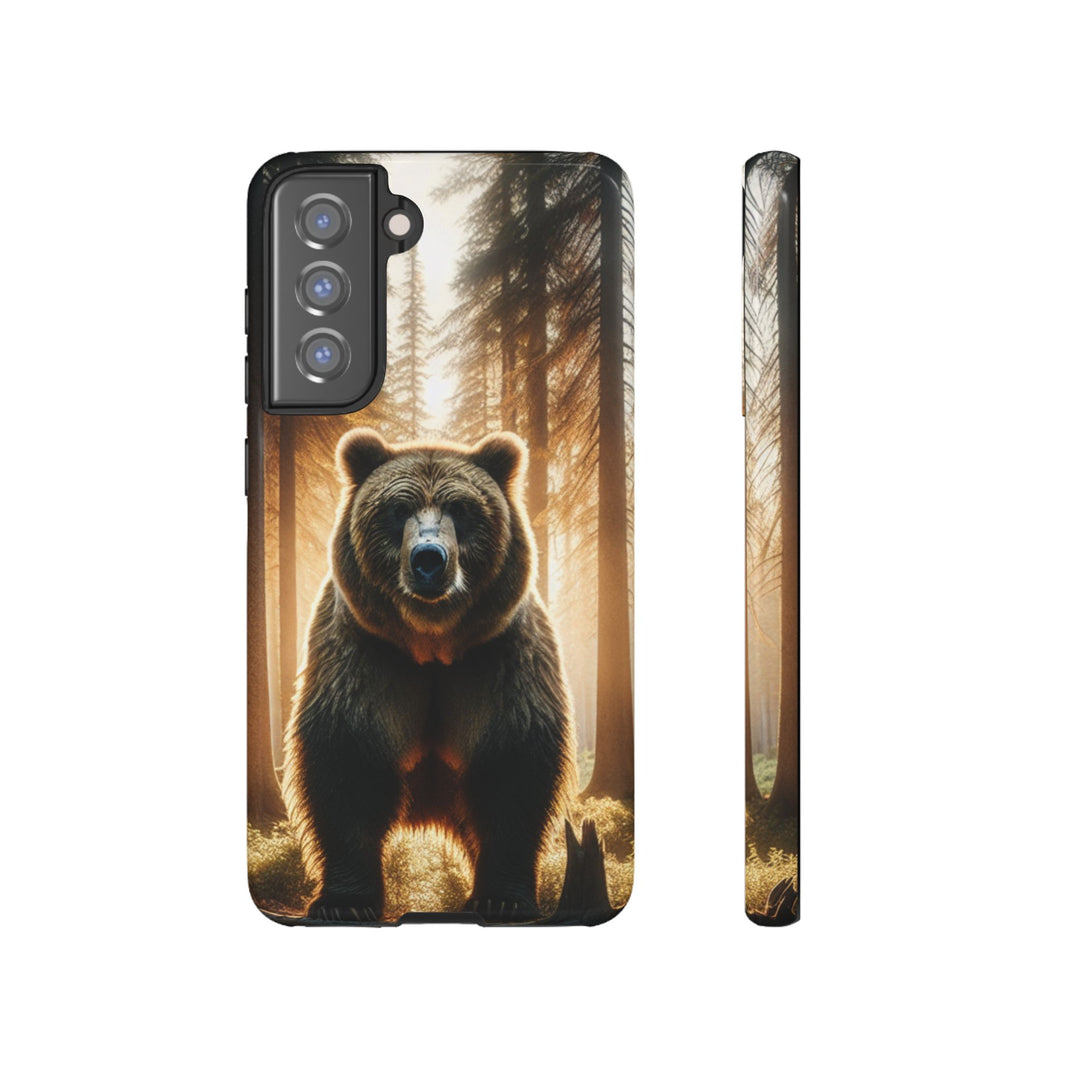 Wildlife Phone Case - Tough Cases with Bear Design, Nature Lover Gift, Animal-Themed Accessories, Eco-Friendly Tech Protection