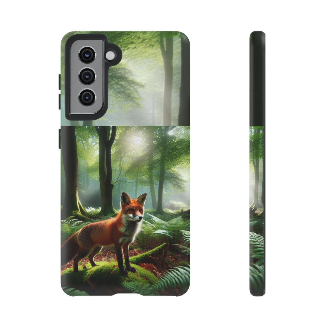 Nature-Inspired Tough Case with Fox Design