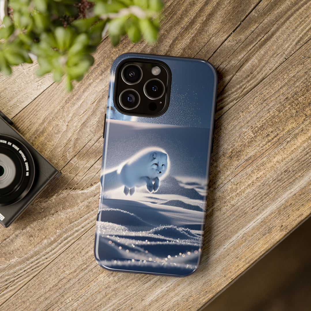 Cute Arctic Fox Phone Case – Tough Protective Cover for Animal Lovers