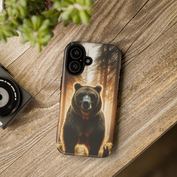 Wildlife Phone Case - Tough Cases with Bear Design, Nature Lover Gift, Animal-Themed Accessories, Eco-Friendly Tech Protection