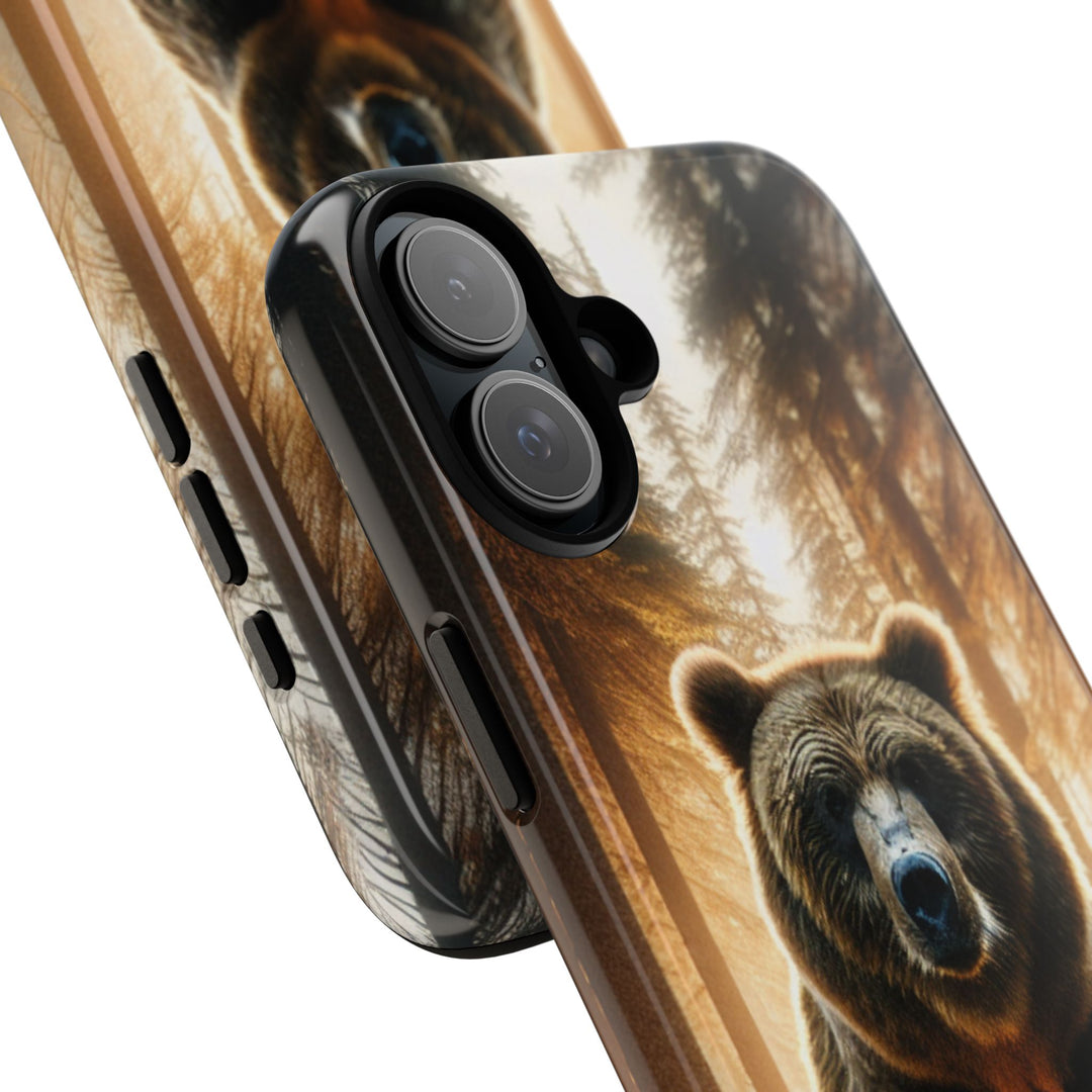 Wildlife Phone Case - Tough Cases with Bear Design, Nature Lover Gift, Animal-Themed Accessories, Eco-Friendly Tech Protection