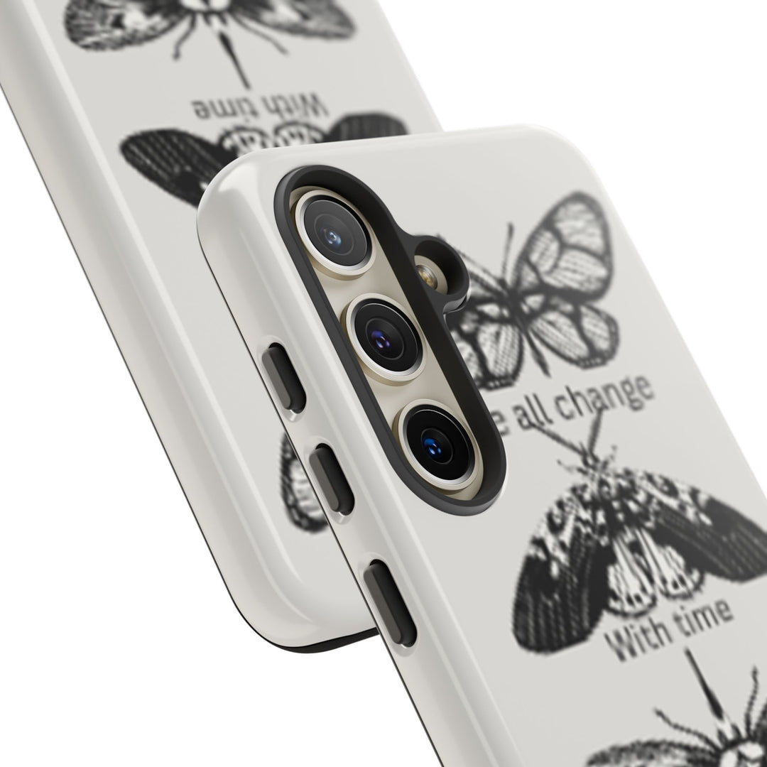 Inspirational Phone Case - We All Change With Time - Tough Cases for Nature Lovers