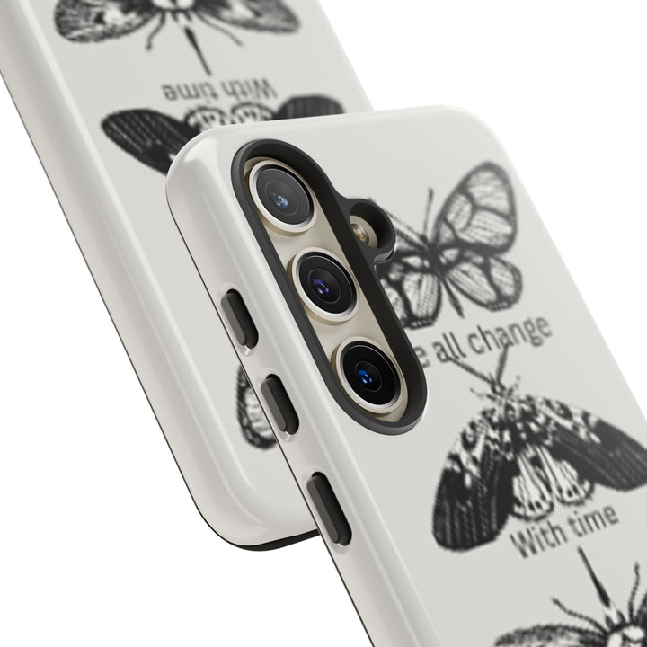 Inspirational Phone Case - We All Change With Time - Tough Cases for Nature Lovers