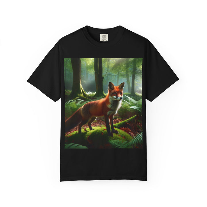 Forest Fox Unisex Garment-Dyed T-Shirt