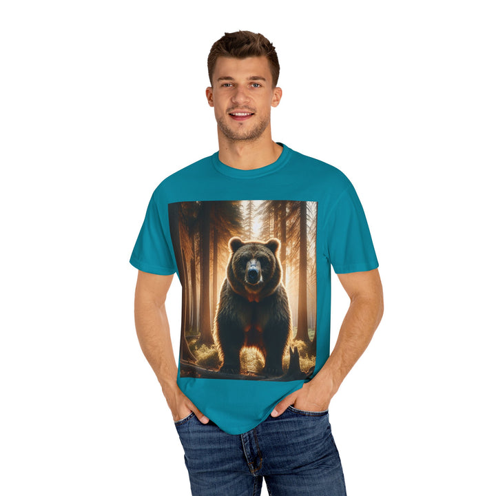 Nature-Inspired Bear Graphic Unisex T-Shirt