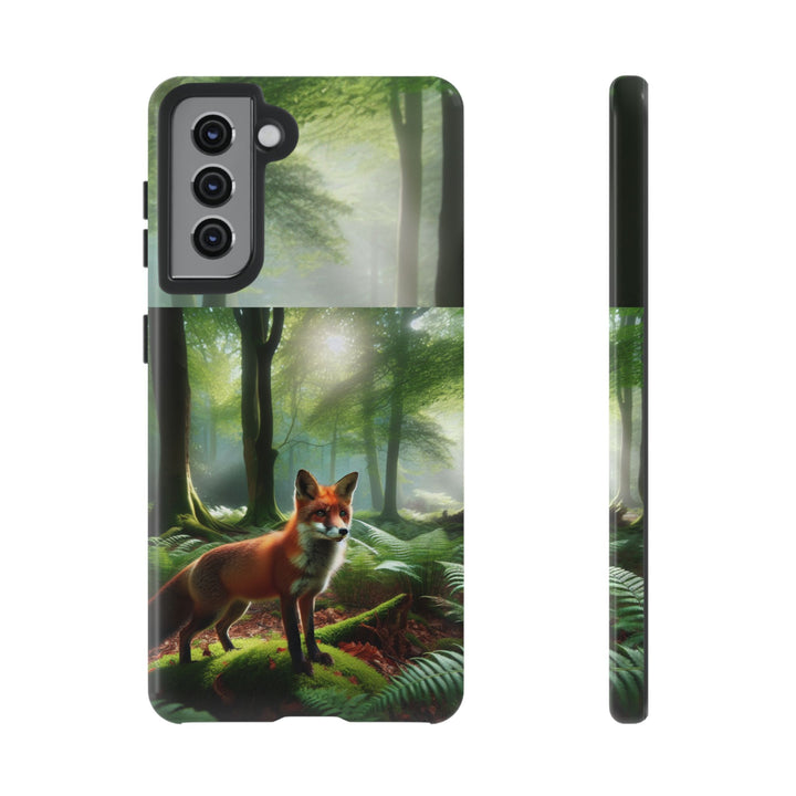 Nature-Inspired Tough Case with Fox Design