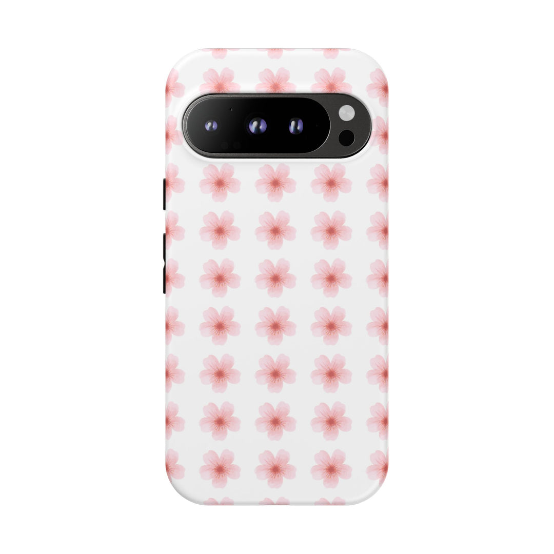 Cherry Blossom Tough Phone Case - Floral Design for Spring & Summer