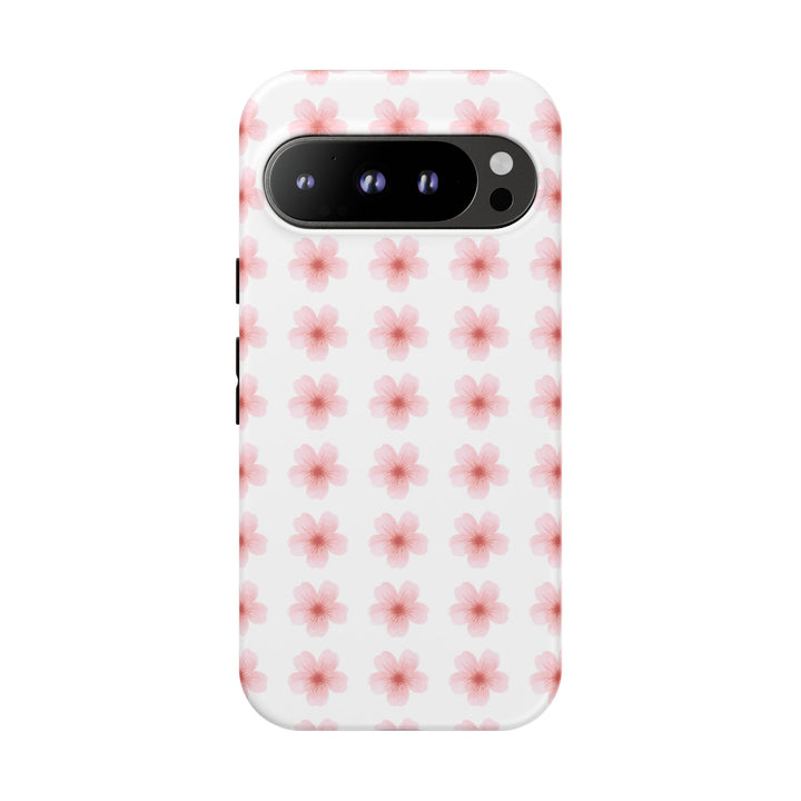 Cherry Blossom Tough Phone Case - Floral Design for Spring & Summer