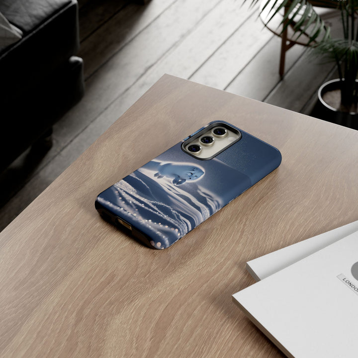 Cute Arctic Fox Phone Case – Tough Protective Cover for Animal Lovers