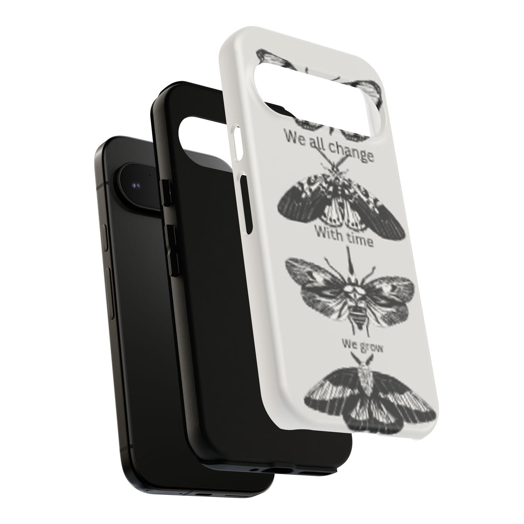 Inspirational Phone Case - We All Change With Time - Tough Cases for Nature Lovers